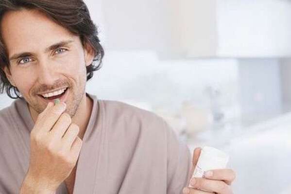 A man accepts a drug to increase a member