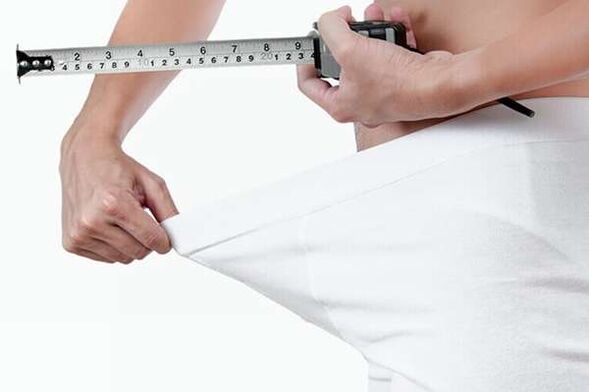 Measuring the length of the extended member