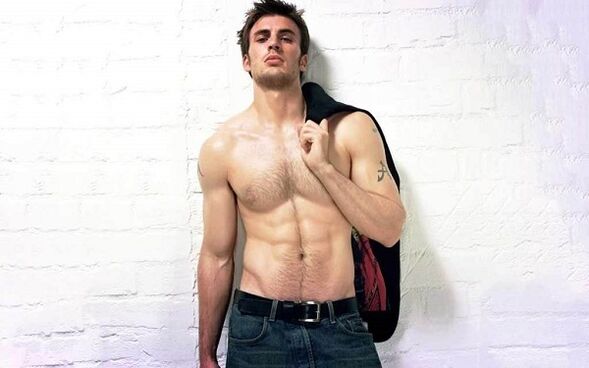 sexy man with an enlarged penis